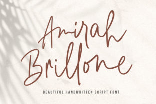 Amirah Brillone: A Bold Script Font