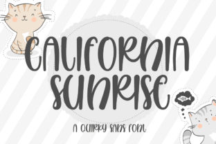 California Sunrise Font for Web Design
