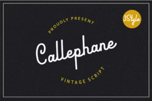 Callephane: A Playful Retro Script