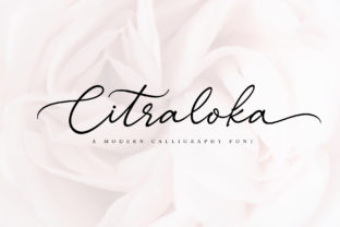 Citraloka: A Beautiful Font for Your Brand