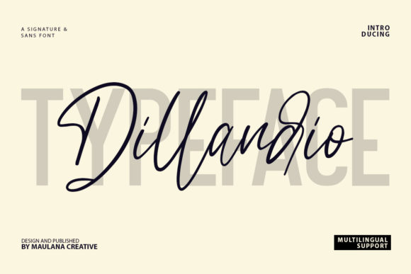 Dillandio: A Luxurious Font Pair