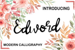 Edword: A Romantic Script Font