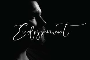 Endossement: A Stylish Handwritten Font