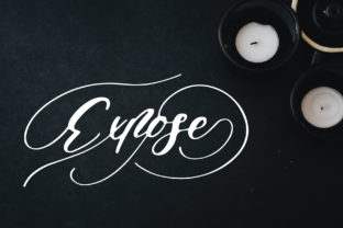 Expose: A Script Font for Elegant Design