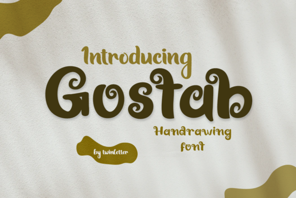 Gostab: A Handwritten Font for Creative Makers