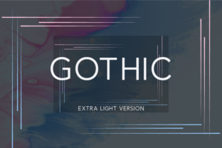 Gothic Extra Light: A Modern Font for Elegant Design