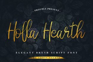 Holla Hearth Font: Elegant Script for Web Design
