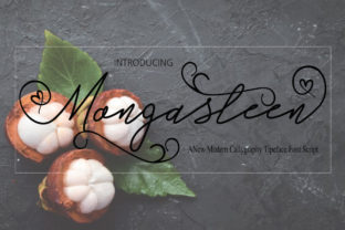 Mongasteen: A Bold Script Font