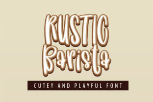 Rustic Barista Font for Business