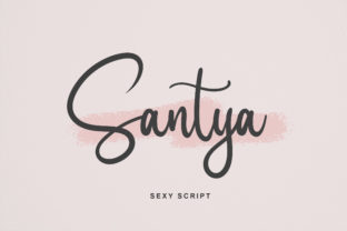 Santya: A Script Font for Business Branding