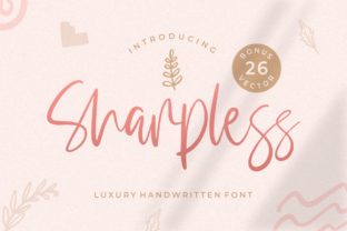 Sharpless: A Script Font for Elegant Design